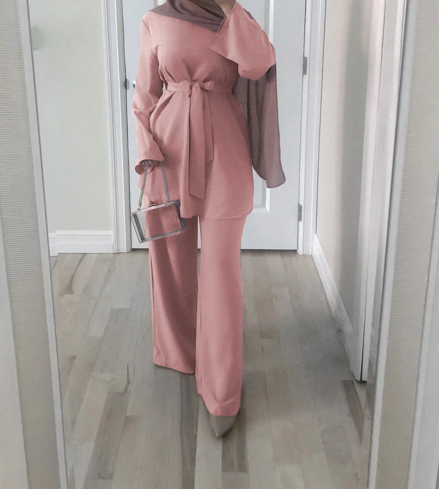 Two-pieces Abaya Turkish, Top&Pants