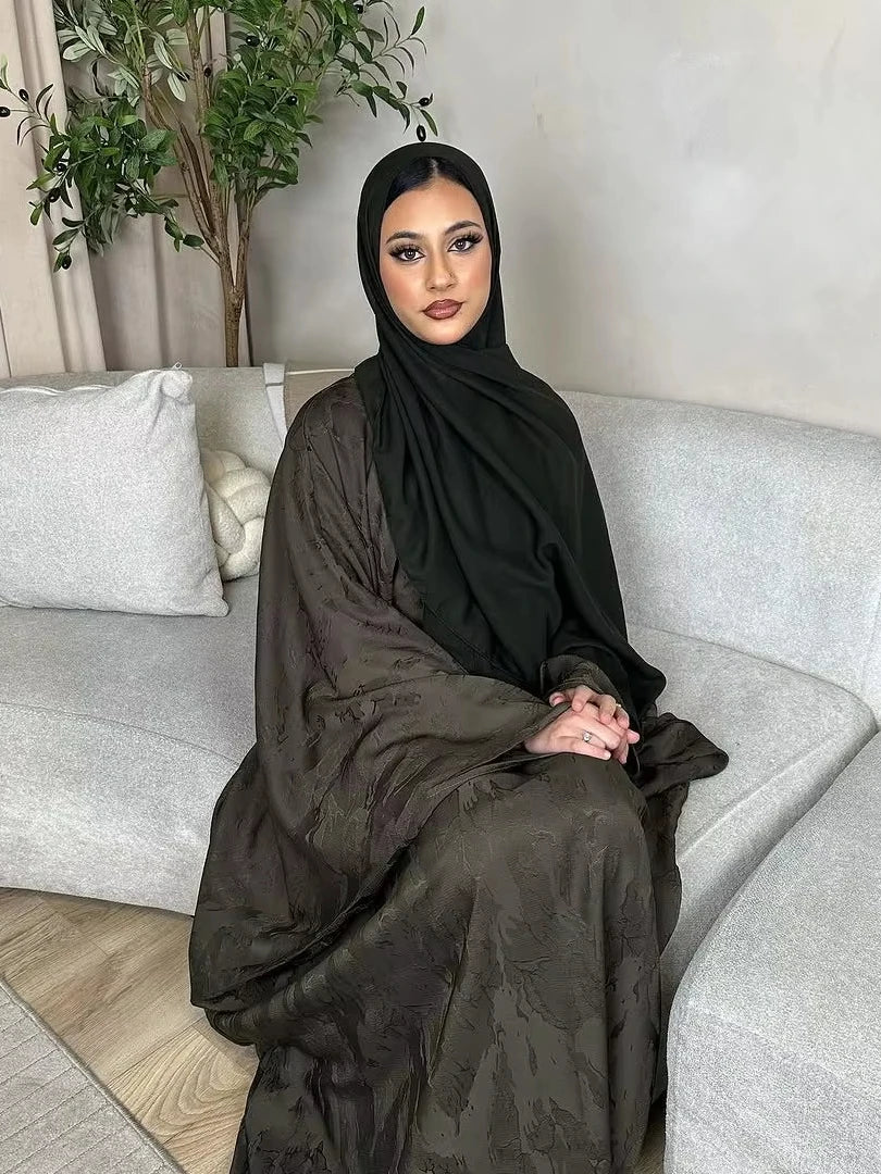 Butterfly abaya modest dress