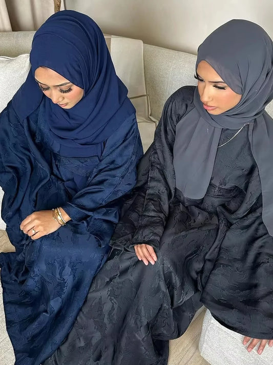 Butterfly abaya modest dress