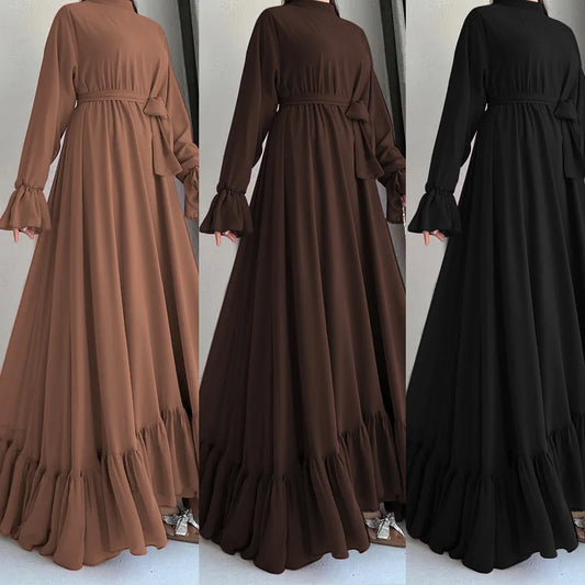 flowy abaya for summer autumn