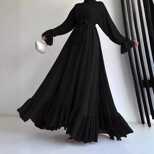 flowy abaya for summer autumn