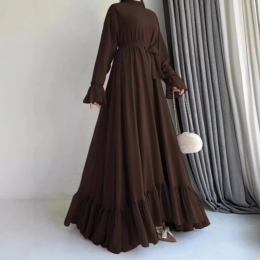 flowy abaya for summer autumn