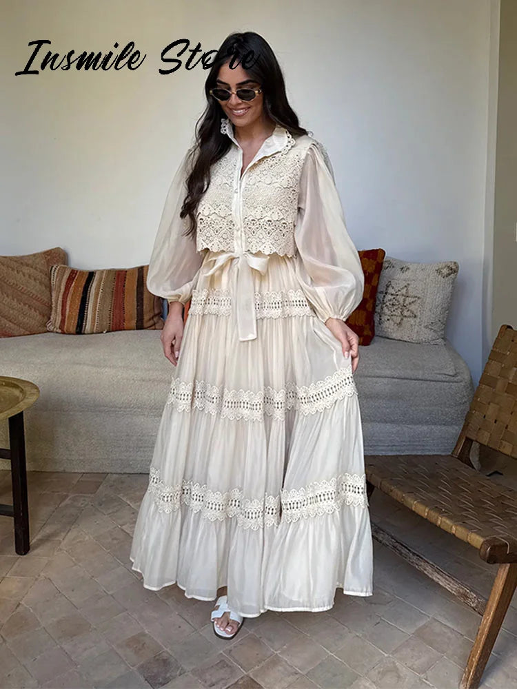 Hollow Out Women's Long dress