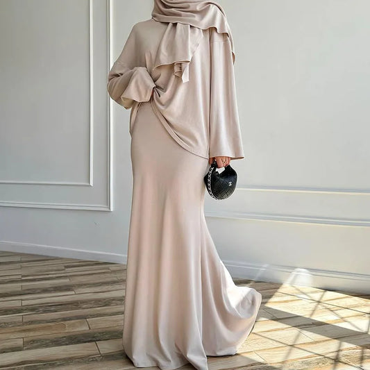 3pcs hijab, skirt and shirt new 2025