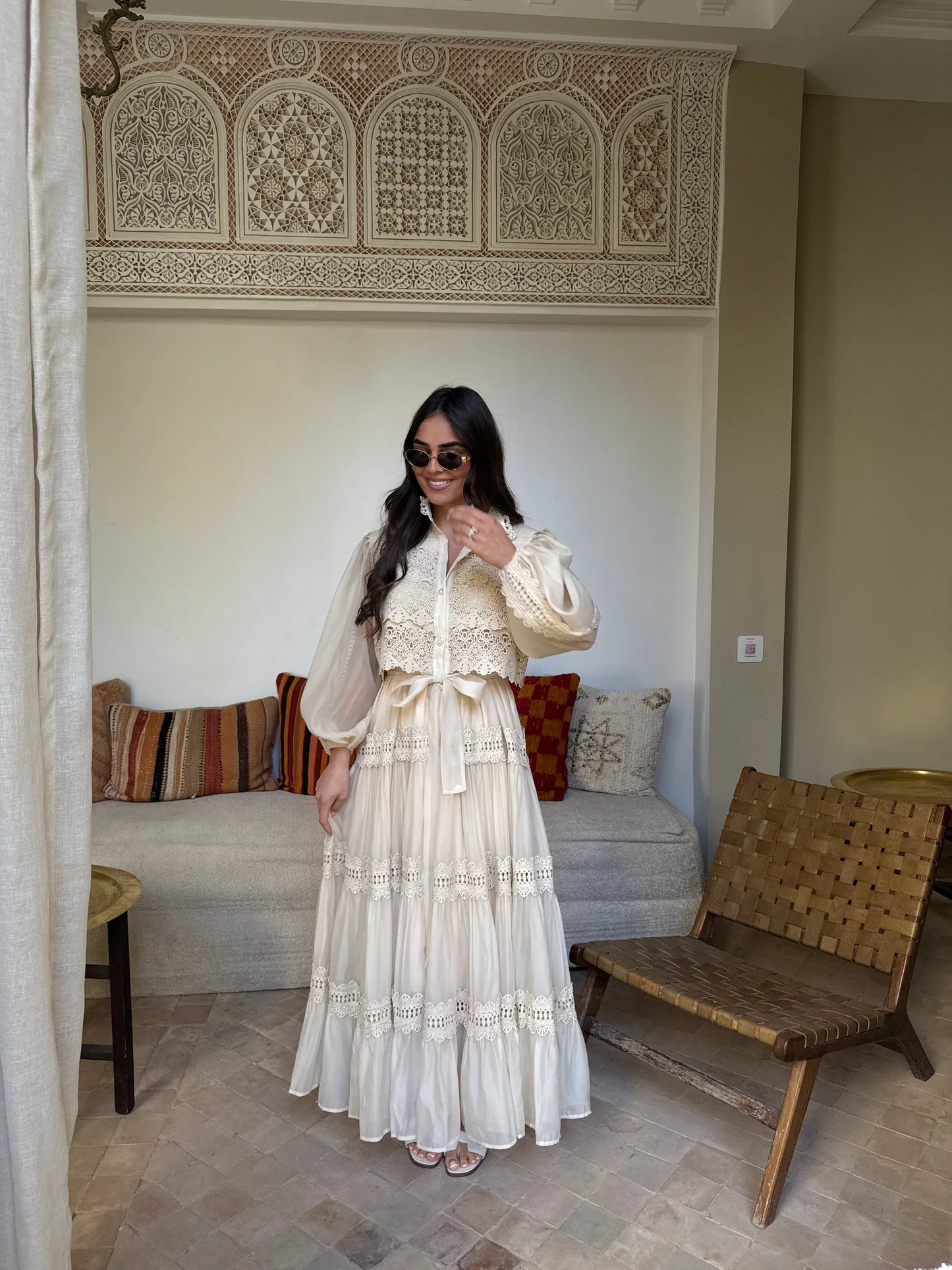 Hollow Out Women's Long dress