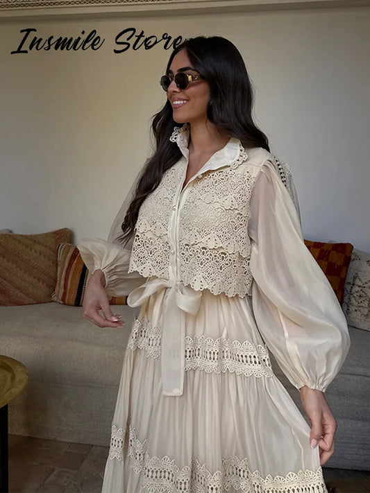 Hollow Out Women's Long dress