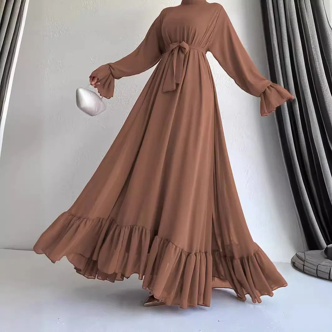 flowy abaya for summer autumn