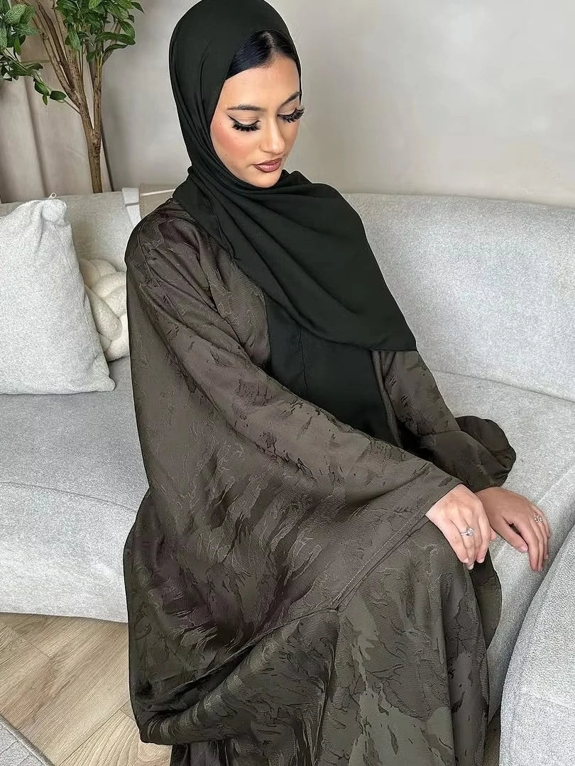 Butterfly abaya modest dress