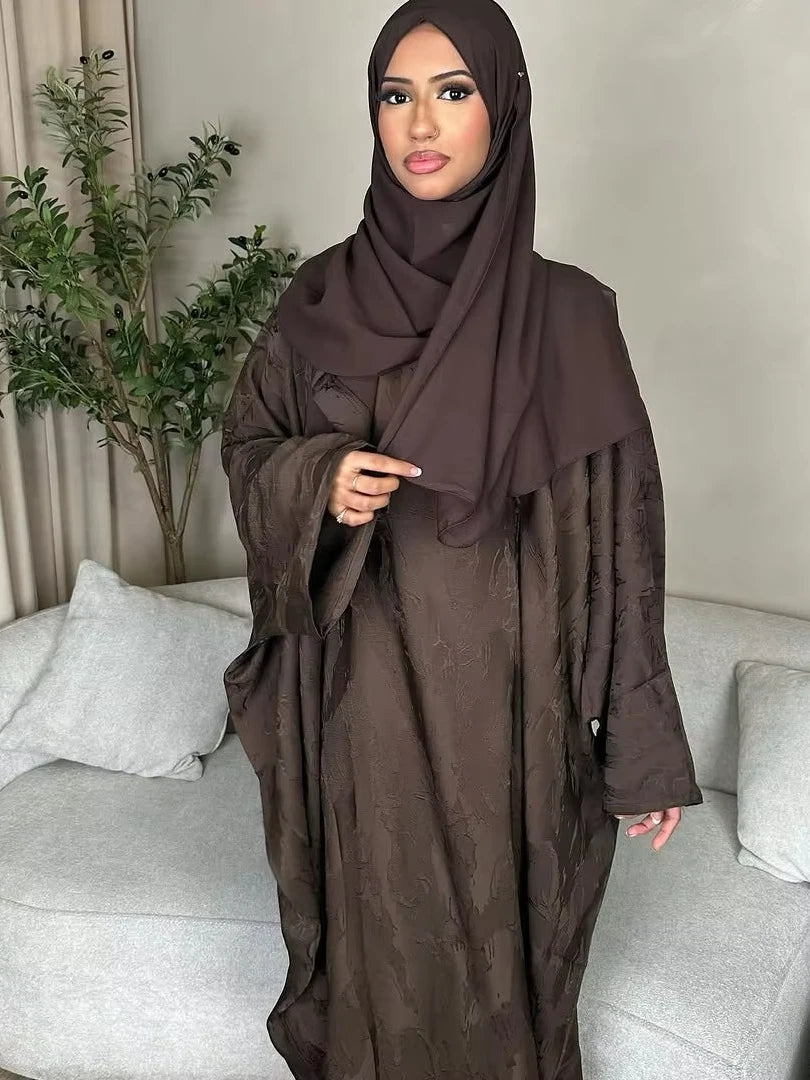 Butterfly abaya modest dress